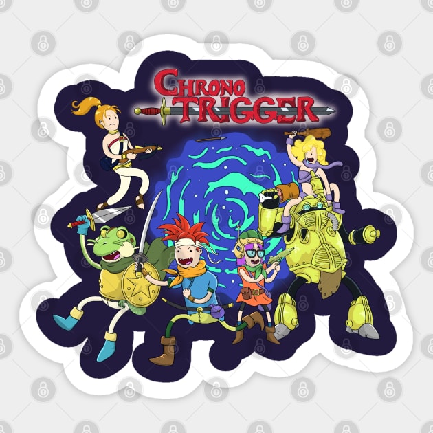 Chrono adventure Sticker by Tosky